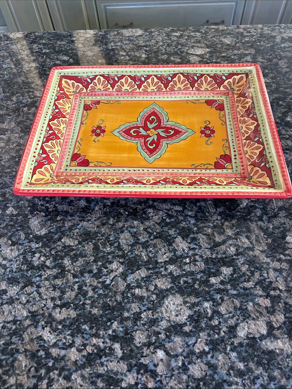 TABLETOPS UNLIMITED 16" RECTANGULAR SERVING PLATTER NWOT